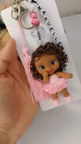 Chaveiro em Biscuit