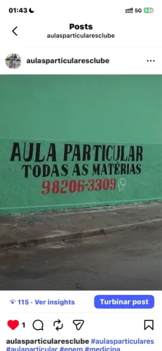 Aula particular 