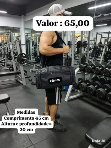 Bolsa pra academia - ENT GRÁTIS