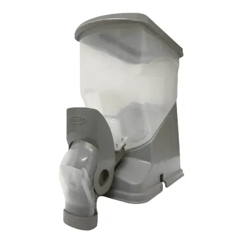 Dispenser Plast Pet Pro 18 Litros Cinza - Ração e Grãos a Granel (45 unidades)