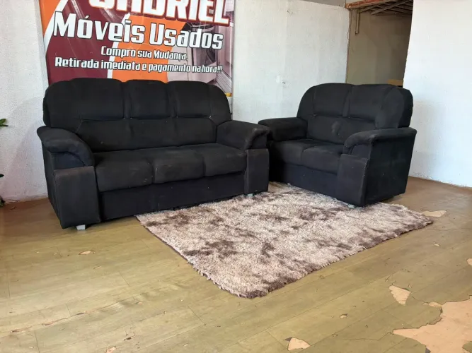Sofá 2 e 3 lugares Encosto removível para melhor limpeza ((ENTREGO GRATIS))
