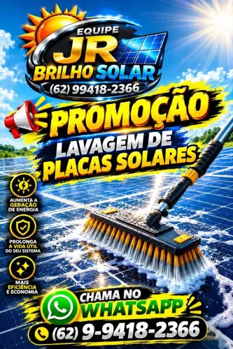 Limpeza de placas solar