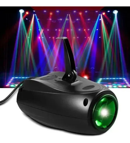 Jogo de luz multiefeitos para festa holofote RGB