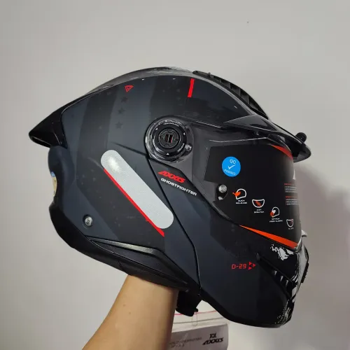 Capacete AXXIS Ghostfighter SV azul marinho fosco