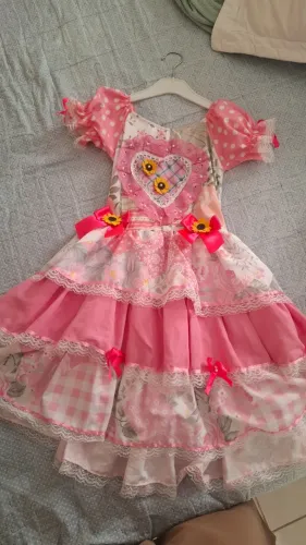 Vestido infantil junino
