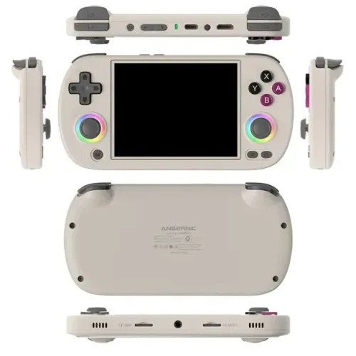 Console Portatil Retrô Anbernic RG40XX H 64GB c/Jogos Tela IPS 4.0 Linux WiFi Mini HDMI RG