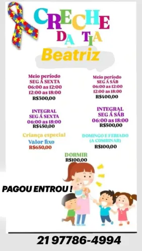 Serviços de Babá.