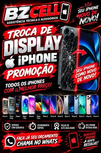 troca de tela de iPhones a domicílio