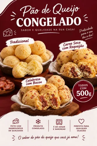 Pão de queijo artesanal