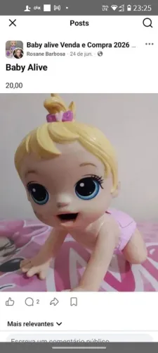Lote com 2 baby alives