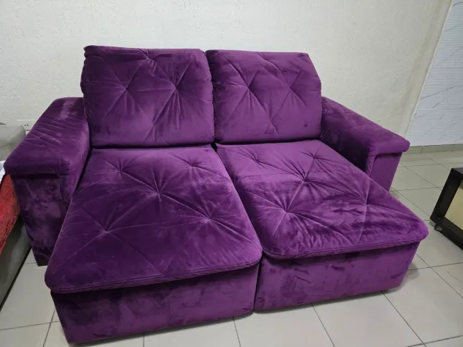 Sofa donelli origial 2 lugares madeira pura.