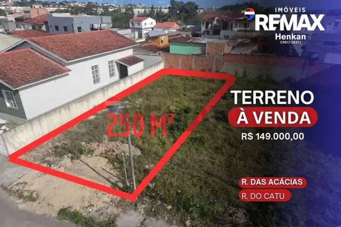 TERRENO À VENDA | RUA DAS ACÁCIAS RUA DO CATU, ALAGOINHAS/BA - 250 m² | 10x25 m