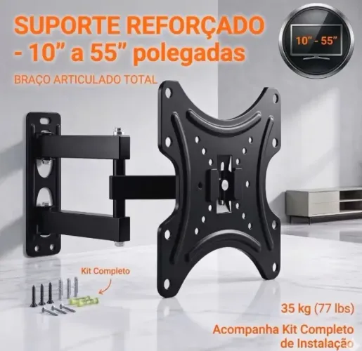 Suporte móvel tv de 14 a 55 polegadas 