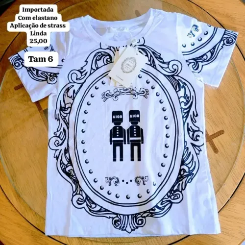 Camisa infantil Tam 6