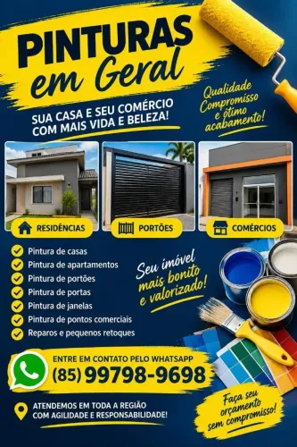 Serviços em geral faça seu orçamento sem compromisso