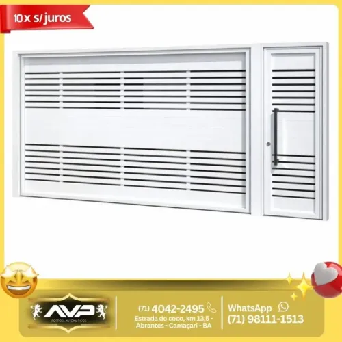 Portão social e Garagem em Promoção