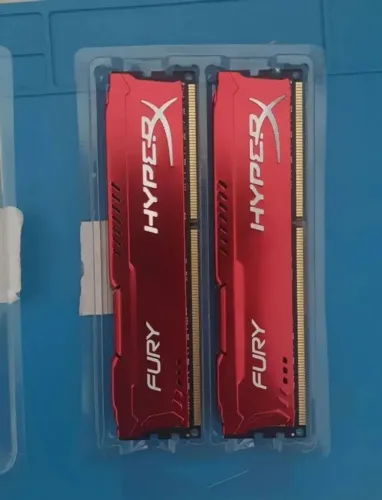 KIT Memória RAM HyperX Fury DDR3 16GB (2x8GB) 1600MHz USADA!