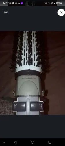 escova secafora rotativa polishop funcionando perfeitamente