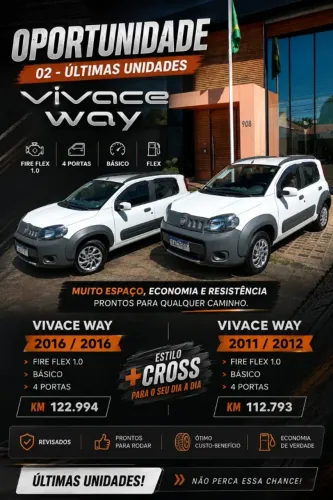 Fiat Uno WAY 1.0 EVO Fire Flex 8V 5P 2012