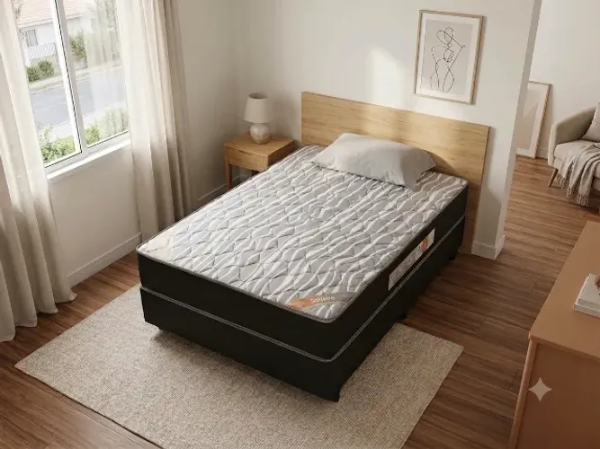 Cama Box solteiro mola bonel 1,90 X 88 cm