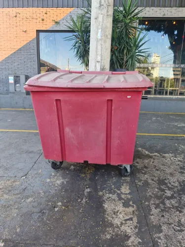 Container de lixo com rodas 500 litros