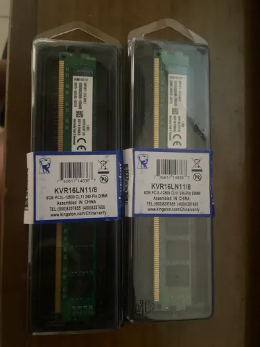 Memória ram ddr3 duas de 8gb