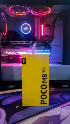 POCO M8 5G 256GB/8GB / LACRADO / PRATA.