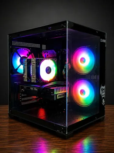 PC GAMER Intel Xeon 2680 V4 RX 5500 8GB 16GB DDR4 SSD NVMe M.2 512GB Fonte 600W 80Plus