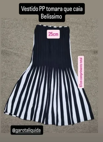 Vestido PP tomara que caia 25cm busto comprimento 67cm malha belíssimo
