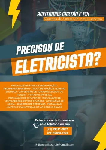 Eletricista predial Residêncial e comercial 