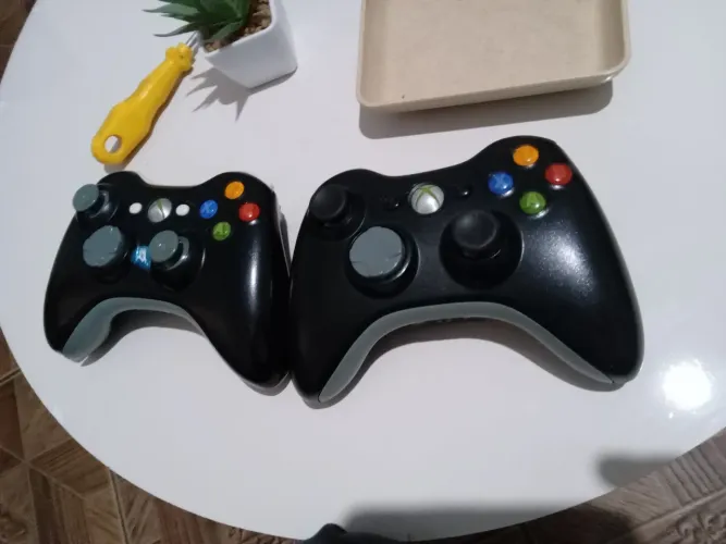 2 controles xbox 360