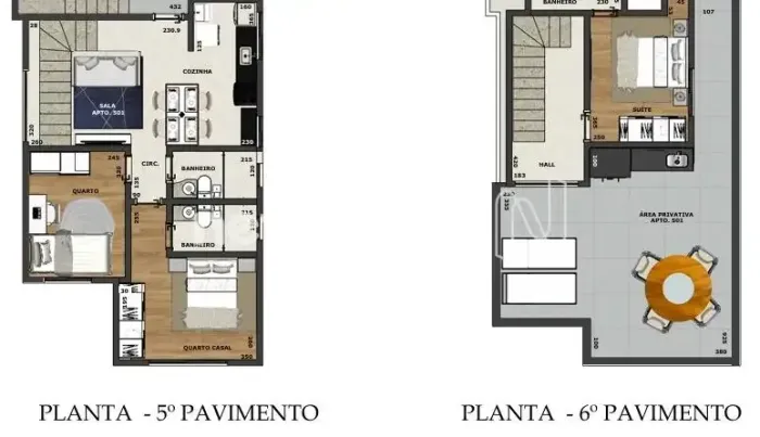 Cobertura de 3 quartos à venda no indaiá!