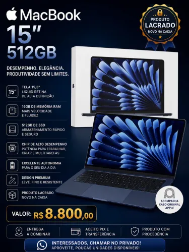 ? MACBOOK 15? - 16GB RAM | 512GB SSD