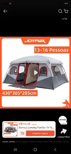 Barraca de camping