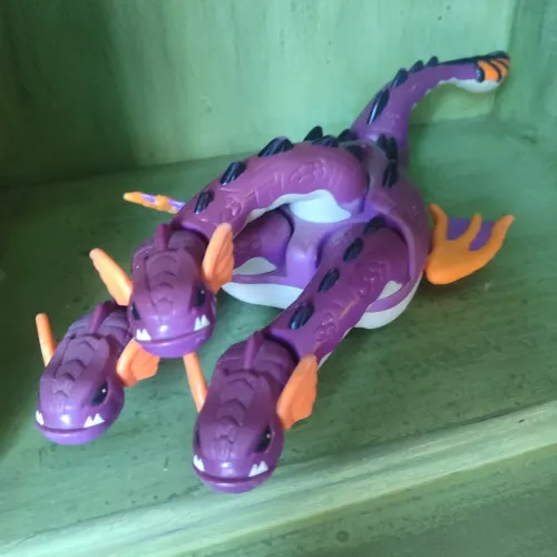 Dragão 3 cabeças articulado imaginex