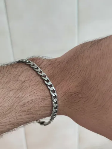 Pulseira de Prata 925 Legítima / Masculina (222 em 3x no Cartão)