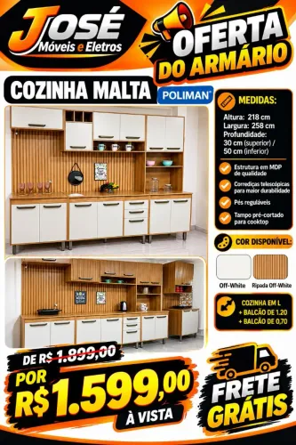 ARMÁRIO DE COZINHA MALTA - JOSÉ MÓVEIS