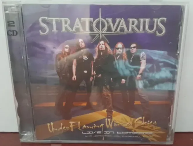 cd duplo - stratovarius - under flaming winter skies