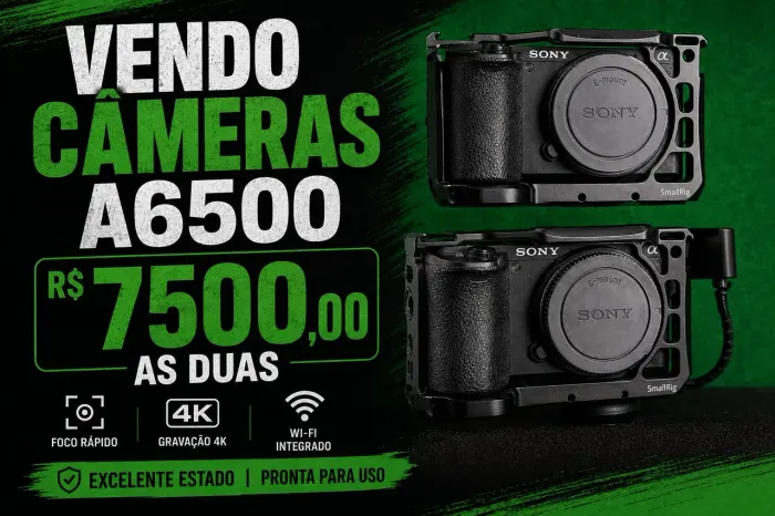Câmera a6500