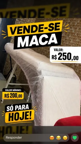 Vendo essa maca