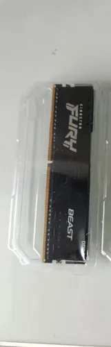 Memória RAM Kingston Fury Beast, 8GB, 3200MHz, DDR4, DIMM, Preto<br><br>Comprada em 2023