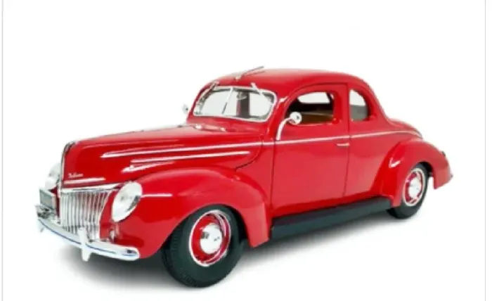 Ford Deluxe 1939 1:18 Maisto Special Edition Vermelho