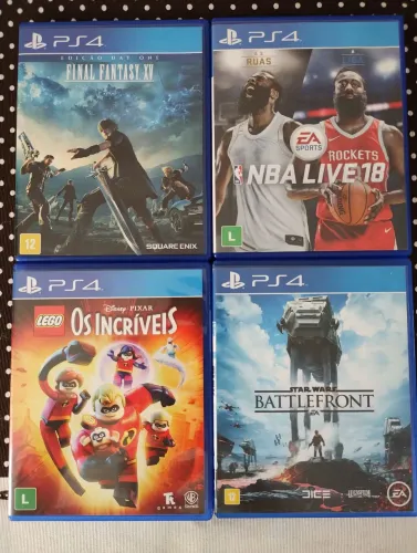 4 Jogos de PS4 na Promoção
