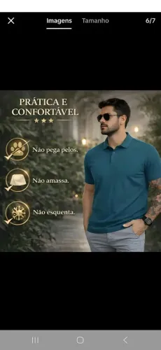 Camisa Polo Masculina 