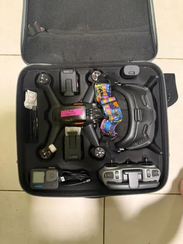 Drone FPV DJI kit com gopro hero 10