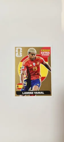 Figurinha Lamine Yamal Gold