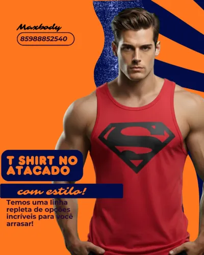 ROUPA FITNESS EM QUANTIDADE REGATA