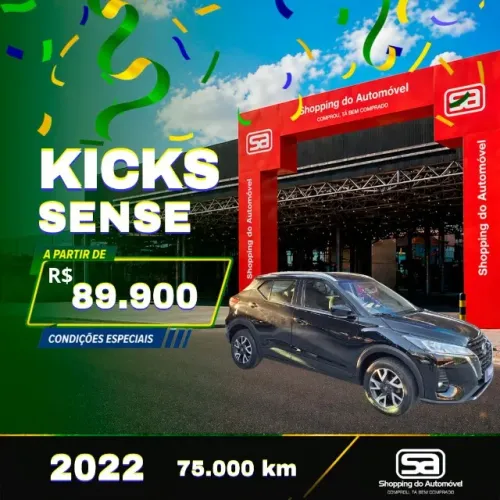 Nissan Kicks Sense 1.6 16V Flex AUT 2022