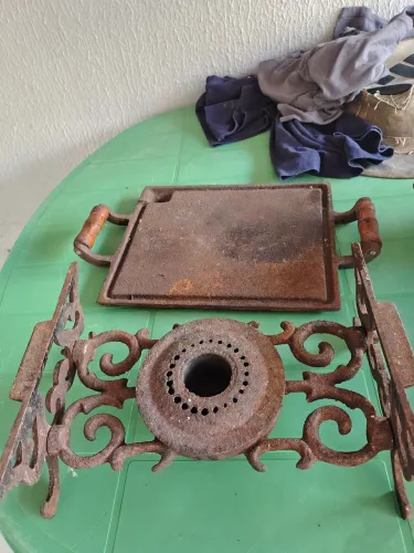 fogão de ferro mineiro antigo