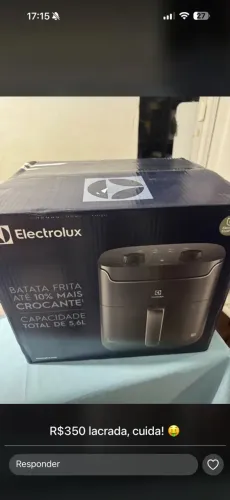VENDO AIR FRYER NOVA LACRADA